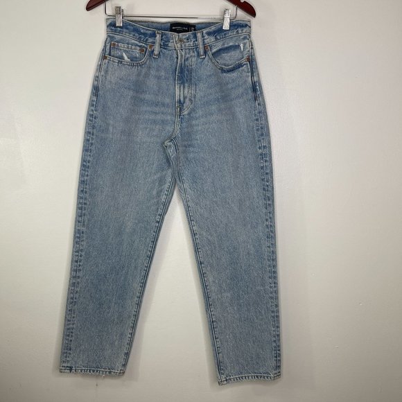 Abercrombie & Fitch 90s Loose Fit High Waist Mom Jeans Size 29 - Picture 10 of 11